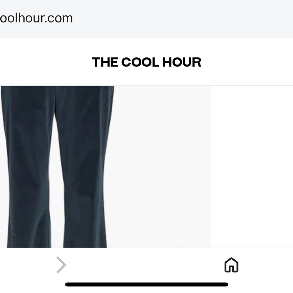 cinq a sept Navy Blue Flared Trousers - Picture 3 of 10